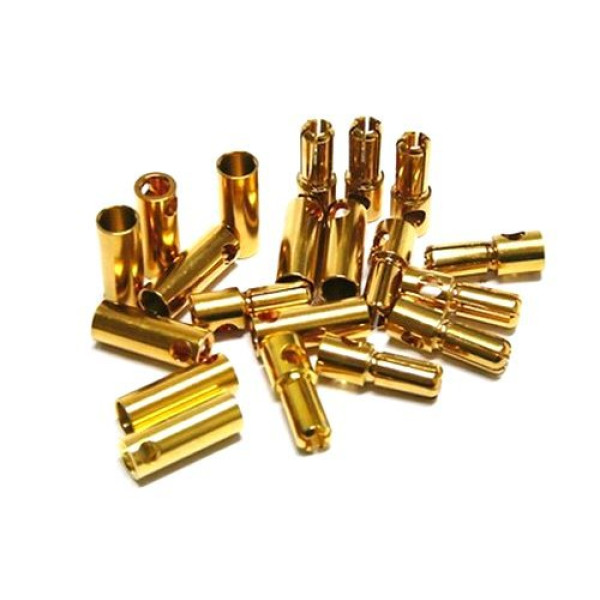 Коннекторы HOBBYWING Banana Plug (бананы) 6,0мм